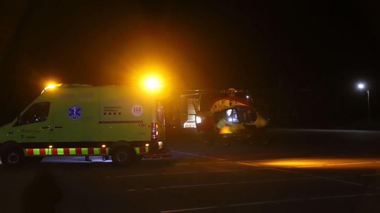 Images of fatal coach crash on N320, near Porté-Puymorens in south France. Credit: Anthony Cirera/@SDIS66/X
Cleared for use by: Andrew Connell Deputy Foreign News Editor.