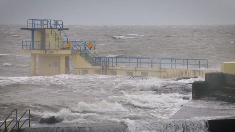 The sea continues to encroach in this part corner of Northumberland