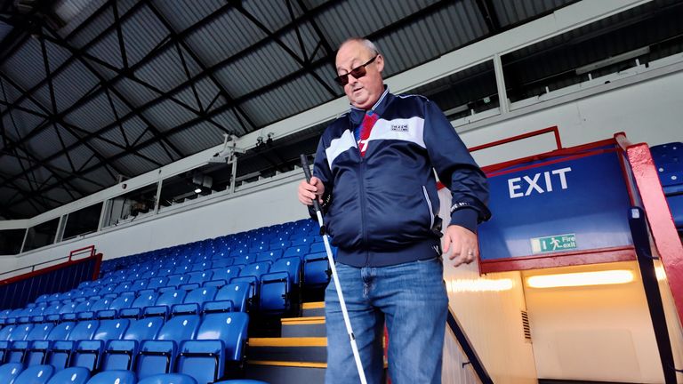 Mr Ormston has been a Crystal Palace fan for most of his life