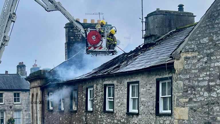 fire in Kirkby Lonsdale in Cumbria
Pic: Eugene Kaufman
