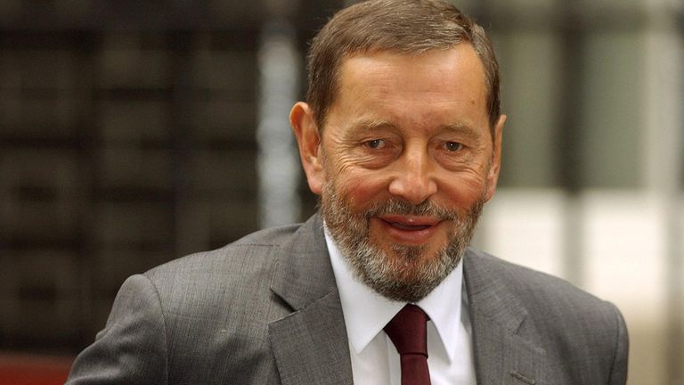 Then Home Secretary David Blunkett