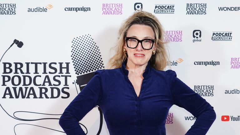 Grace Dent at the British Podcast Awards in September. Pic: PA
