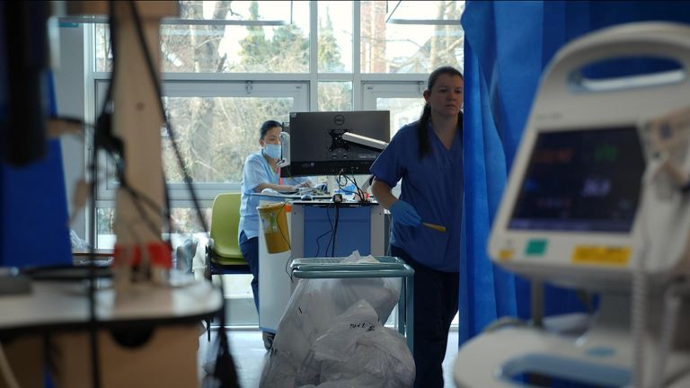 The NHS has warned that hospitals are being flooded by winter flu cases - taking up thousands of beds in wards across the country. 