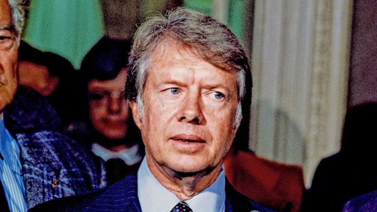 Jimmy Carter in Washington DC in 1978.
File pic: AP