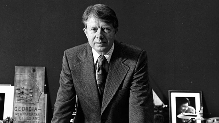 Jimmy Carter as Georgia's 76th governor.
Pic: Jimmy Carter Library