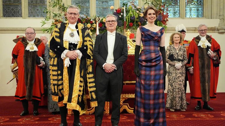 Prime Minister Sir Keir Starmer during the the annual Lord Mayor's Banquet at the Guildhall in central London. Picture date: Monday December 2, 2024.