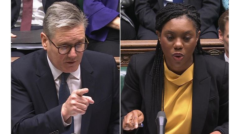 Keir Starmer and Kemi Badenoch