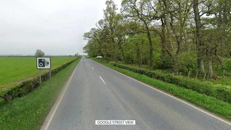 A811 near Leckie, around seven miles west of Stirling