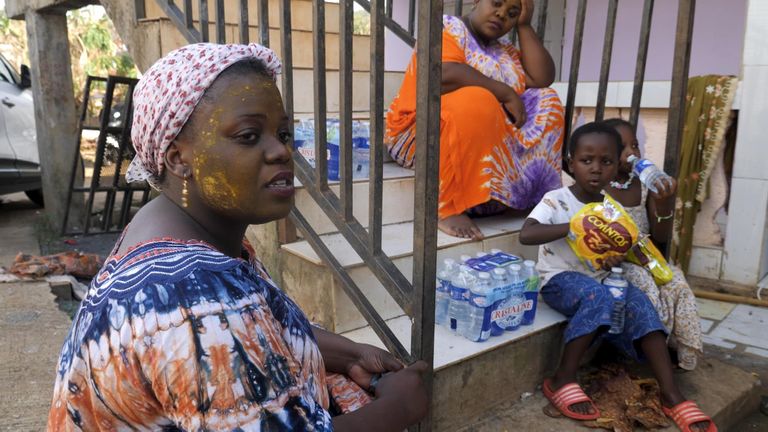 Fundi has a family of seven and said the water given out would only last a couple of hours