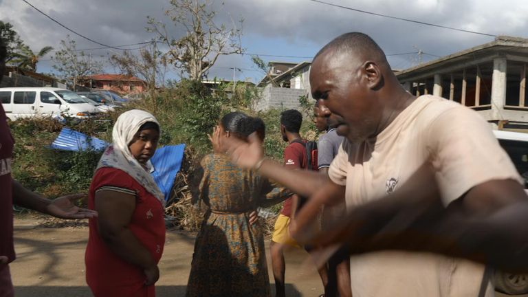 Residents expressed their fury at the response to the cyclone