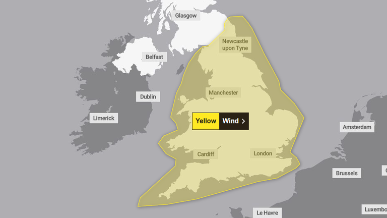 Wind warning - Figure 1