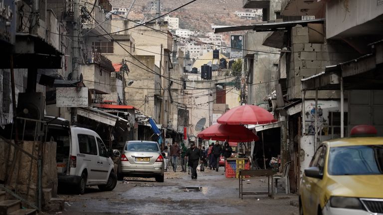 Nablus in the West Bank