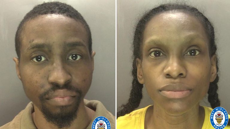 Tai and Naiyahmi Yasharahyalah. Pics: West Midlands Police