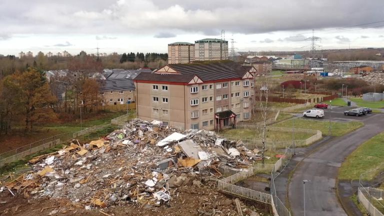 The local authority wants to redevelop the area, which has become a derelict eyesore