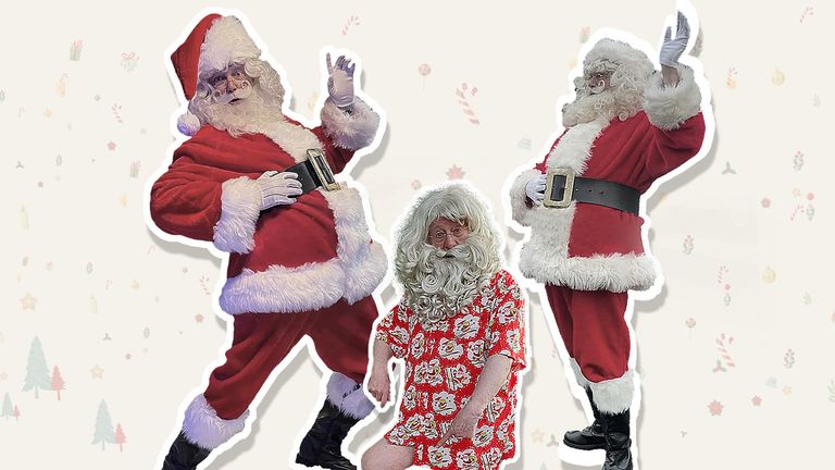 From dancing with Mariah to being inside a windowless room for hours - this is the life of a professional Santa...