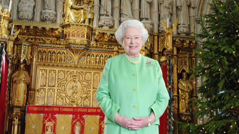 The late Queen Elizabeth II filmed her Christmas broadcast at Southwark Cathedral in 2006. File pic: PA