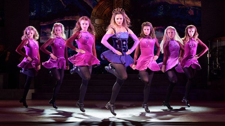 Anna Mai Fitzpatrick leads the female troupe. Pic: Riverdance