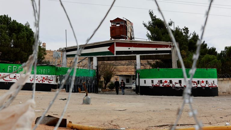 The Sednaya prison.
Pic: Reuters