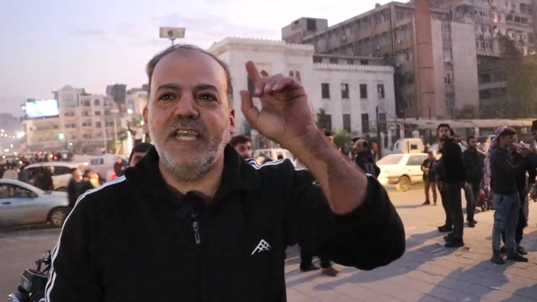 Abu Omar, a resident in the city of Hama