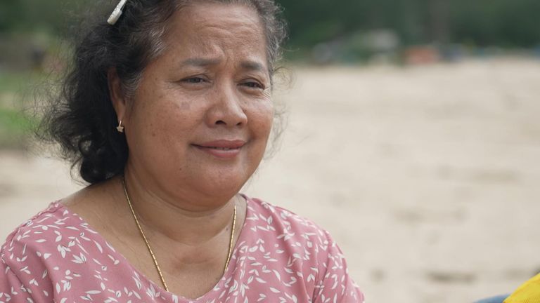 Aumpun Patnoy lost her husband in the tsunami