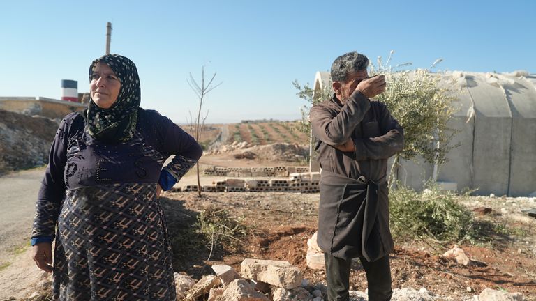 Um Abdo and her husband Abu Abdo