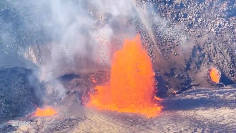 The volcano has erupted dozens of times since 1952.