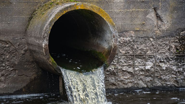 Sewage overflow into a river. File pic: iStock