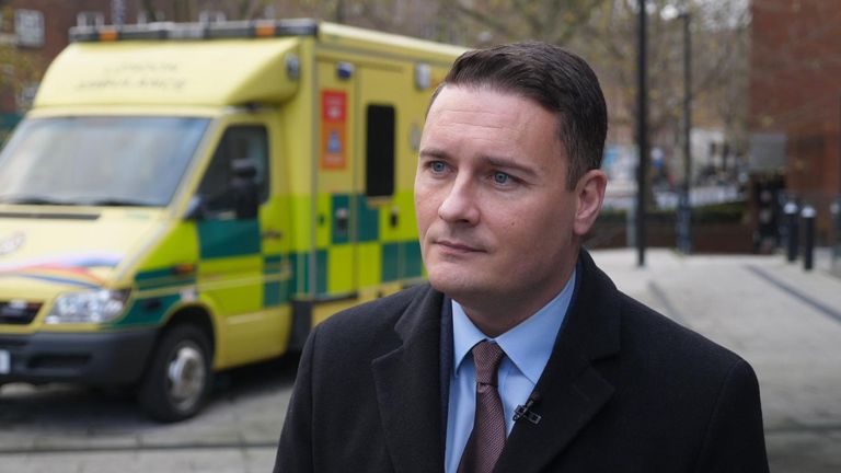 Wes Streeting speaks to Sky News.