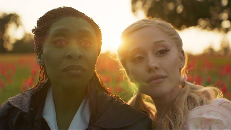 Cynthia Erivo and Ariana Grande in Wicked. Pic: Universal Pictures