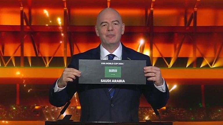 Saudi Arabia Officially Announced as Host Nation for 2034 FIFA World Cup