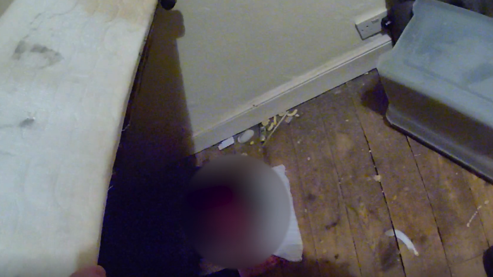 Suspected burglar found hiding under bed, police bodycam footage shows