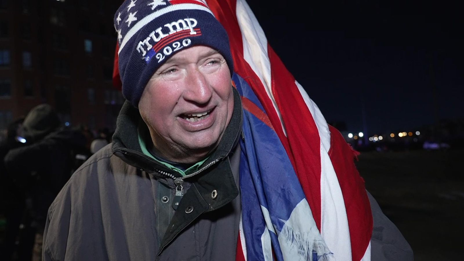 'Thank you, Mr Trump': Supporters of jailed Capitol rioters gather ...