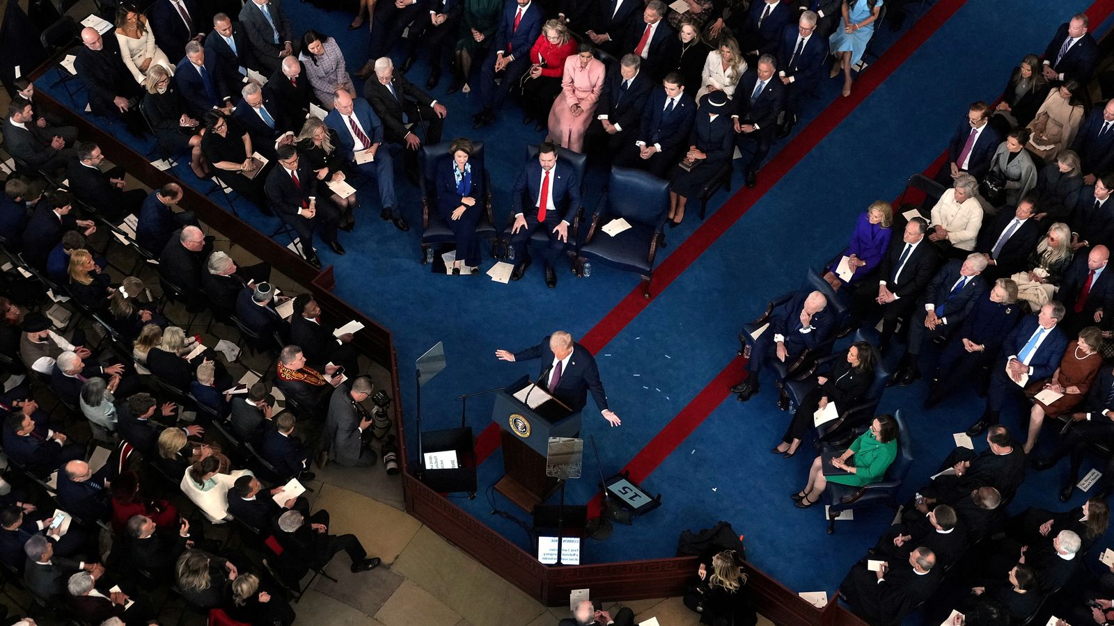 Donald Trump’s inauguration in pictures