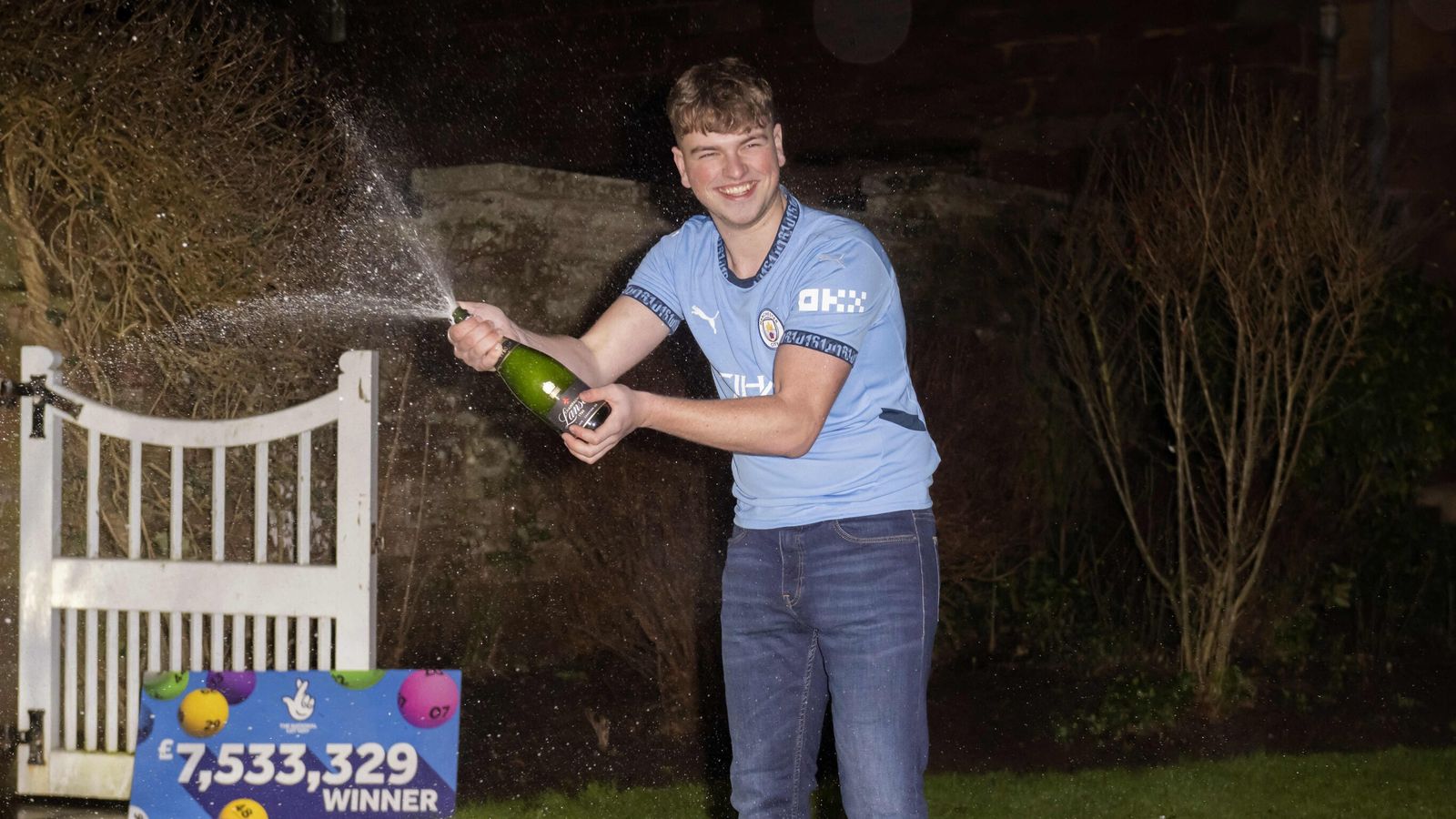 Trainee gas engineer, 20, wins £7.5m in lottery – but won’t quit work