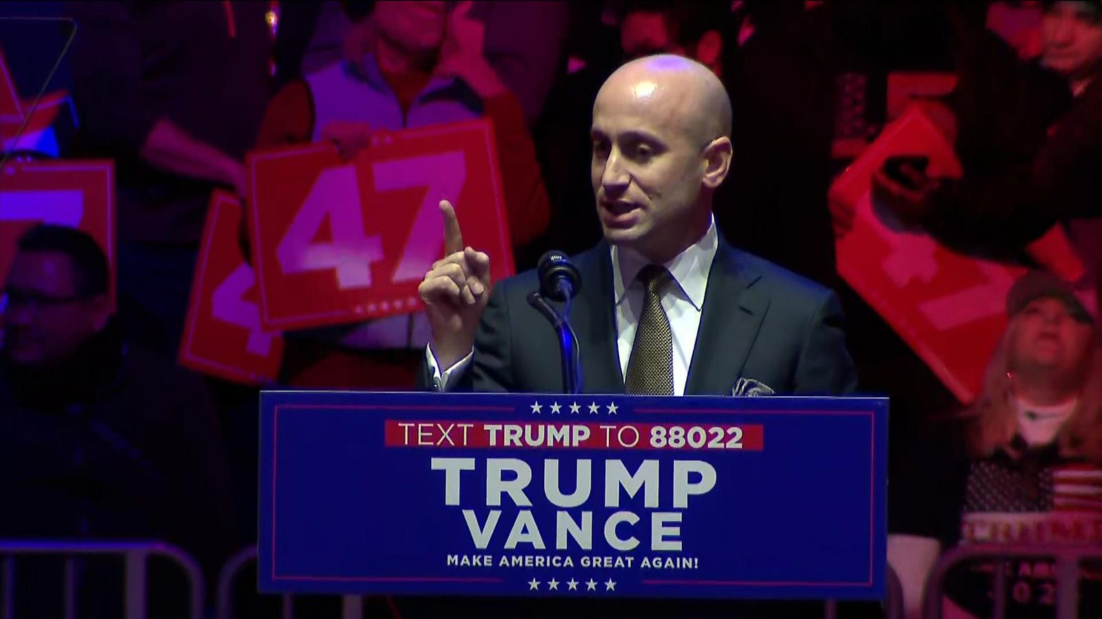 Senior advisor Stephen Miller praises Donald Trump | News UK Video News ...