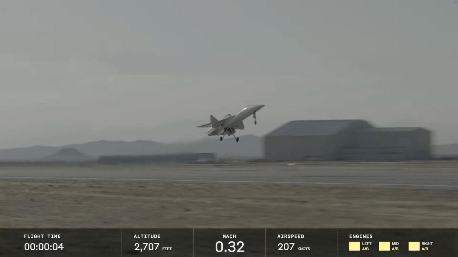 Moment New Concorde Prototype Breaks The Sound Barrier On Test Flight