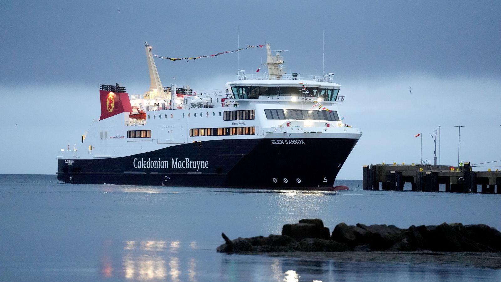 Scotland’s delayed Glen Sannox ferry formally begins sailings