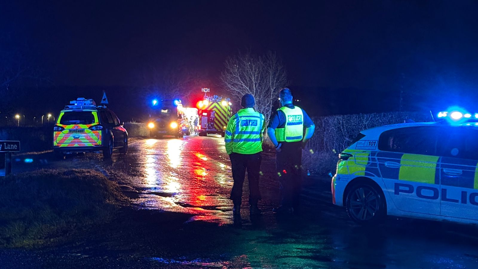 Three teenagers die after car hits tree in Wakefield | UK News | Sky News