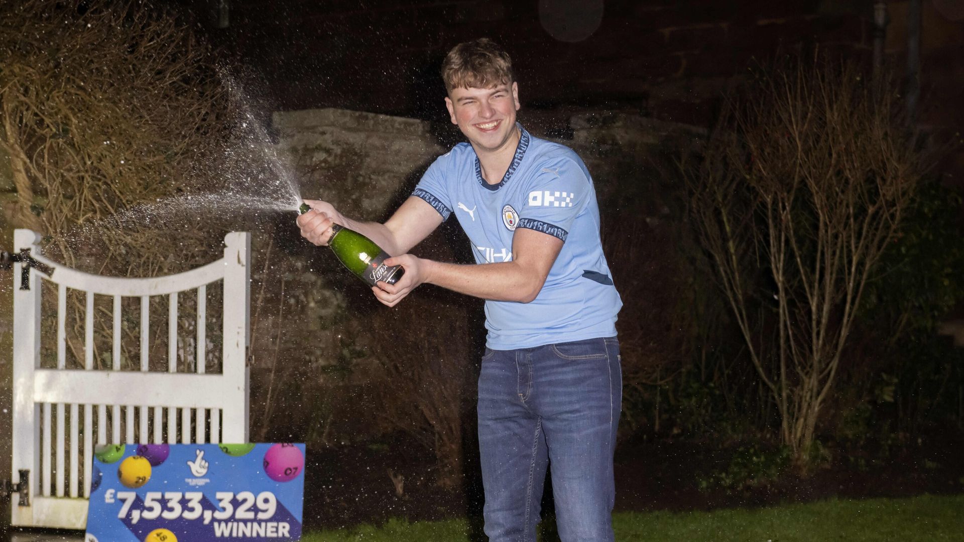 Trainee gas engineer, 20, wins £7.5m in lottery - but won't quit work