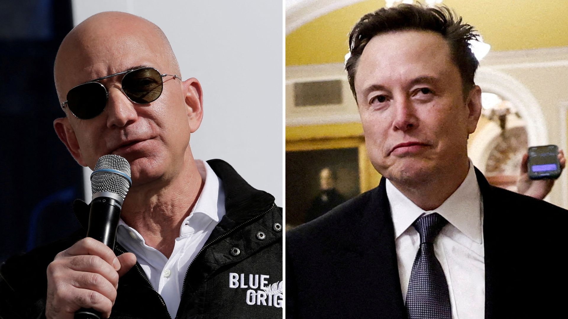 Elon Musk and Jeff Bezos heading for space showdown