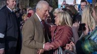 King Charles III during his visit to The Gate charity in Alloa, Clackmannanshire, a community resource that offers support, practical help, and provides a safe environment to those affected by homelessness and food insecurity. Picture date: Thursday January 16, 2025.