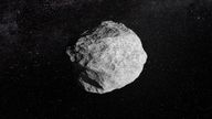 An artist's impression of the asteroid. Pic: ESA