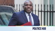 David Lammy.
Pic: PA 