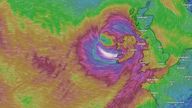 Tornados could also hit parts of the UK today ahead of the storm.