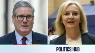 Sir Keir Starmer and Liz Truss. Pics: PA