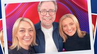 Kelly Cates, Mark Chapman and Gabby Logan, who have been announced as new Match of the Day presenters.
Pic BBC/PA