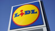 File photo dated 09/01/23 of a view of a sign for a Lidl supermarket in Chichester, West Sussex. Lidl has hailed "record" sales over the Christmas period as cash-strapped shoppers sought to cut costs. Issue date: Thursday January 2, 2025.