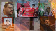 (Clockwise from left) Abdullah Barghouti, poster of Marwan Barghouti, poster of Hassan Salama, Nael Barghouti, poster of Ahmed Saadat, Ibrahim Hamed. File pics: Reuters and AP