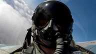 Ukraine's air force says one of its F-16 fighter jet pilots completed a "world first" last month by shooting down six Russian missiles during a single deployment. Pic: Ministry of Defence of Ukraine 