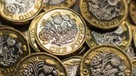 Pound coins. Pic: iStock